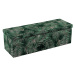 Dekoria Čalouněná skříň, stylizované palmové listy na zeleném podkladu, 90 x 40 x 40 cm, Velvet,