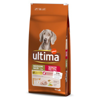 Ultima granule, 2 x 7 / 12 / 18 kg - 20 % sleva - Medium / Maxi Senior s kuřecím (2 x 12 kg)