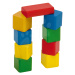 Dřevěné kostky Wooden Toy Blocks Eichhorn barevné 85 dílů v různých tvarech od 12 měsíců