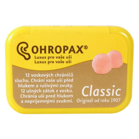 Chránič sluchu Ohropax Classic 12ks