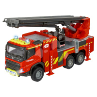 Autíčko hasičské Volvo Truck Fire Engine Majorette se zvukem a světlem délka 19 cm