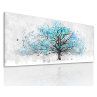 Obraz na plátně WOOD COLOR N různé rozměry Ludesign ludesign obrazy: 100x40 cm