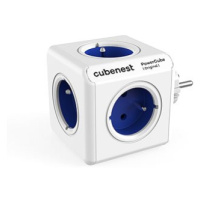 Cubenest Powercube Original, 5x zásuvek, bílá/modrá