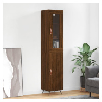 vidaXL Skříň highboard hnědý dub 34,5 x 34 x 180 cm kompozitní dřevo