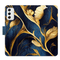 iSaprio flip pouzdro GoldBlue pro Samsung Galaxy M52 5G