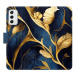 iSaprio flip pouzdro GoldBlue pro Samsung Galaxy M52 5G