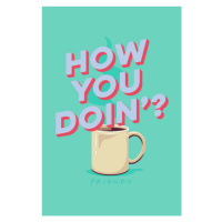 Umělecký tisk Přátelé  - How you doin'?, 26.7 × 40 cm