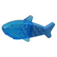 Dog Fantasy Chladicí hračka žralok modrý