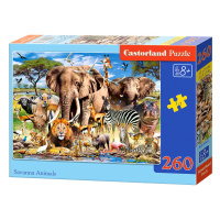 mamido Puzzle 260 dílků Zvířata ze Savany