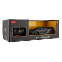 TEDDIES Auto RC Lamborghini Sesto Elemento plast 23cm 2,4GHz na dálk. ovládání na baterie