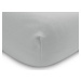 Sensillo Prostěradlo 140x70 cm bavlněné nepromokavé šedé