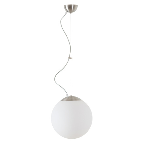 OSMONT ADR60262 ADRIA L2 závěsné skleněné svítidlo nerez broušená / bílá IP40 3000 K 20W LED DAL