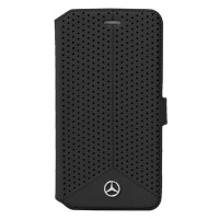 Pouzdro Mercedes - Sony Xperia Z5 Booklet Case Pure Line Leather- Black (MEFLBKSZ5PEBK)