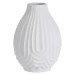 DekorStyle Porcelánová váza 14x10 cm bílá