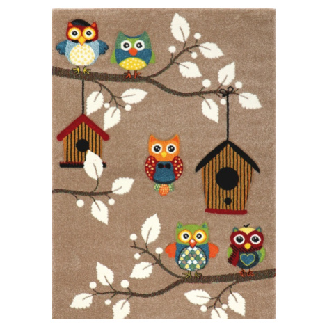 Medipa (Merinos), Dětský kusový koberec Diamond Kids 24189/70, 120x170, hnědá, dětský pokoj