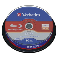 VERBATIM BD-RE SL(10 ks) Blu-Ray/spindle/2x/25GB