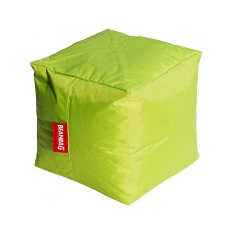 Limetkový sedací vak BeanBag Cube FOR LIVING
