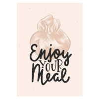 Ilustrace Vector food inspirational and advertising slogan, Mariia Akimova, 30 × 40 cm