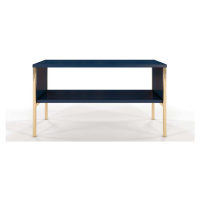 Tmavě modrý konferenční stolek Skandica Polka, 80 x 37 cm