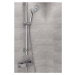 CERSANIT Sprchová souprava s tyčí a posuvným držákem SENTI, 5 funkční, průměr ruční sprchy 12cm,