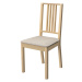Dekoria Potah na sedák židle Börje, šedobéžová melanž, potah sedák židle Börje, Madrid, 162-28