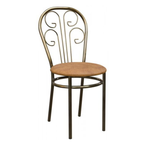 Metpol Jídelní židle Cezar Metpol 87 x 50 x 46 cm výprodej Barva: chrom