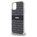 Zadní kryt DKNY PC/TPU Repeat Pattern Tonal Stripe Magsafe pro Apple iPhone 11, černá