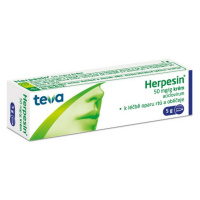 HERPESIN 5% Krém 5 mg