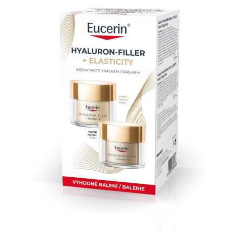 Eucerin Hyaluron-Filler + Elasticity denní a noční krém 2x50 ml