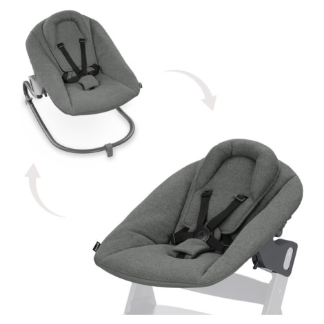 HAUCK - Křesílko Alpha Bouncer Premium Dark Grey k židli Alpha+/Beta+