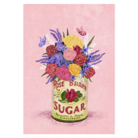 Ilustrace Flowers In a vintage Can, Raissa Oltmanns, 30 × 40 cm