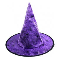 klobouk čarodějnický/halloween, fialový dětský