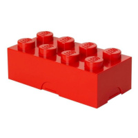 LEGO® box na svačinu 8 - červená 100 x 200 x 75 mm