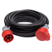 SOLIGHT PS63-32A prodlužovací kabel - spojka, 1 zásuvka, černá, 20m