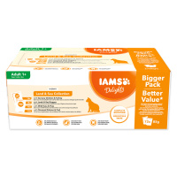 IAMS Delights Mořské a suchozemské maso v omáčce kapsičky multipack 72x85 g