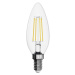 EMOS LED žárovka Filament svíčka / E14 / 6 W (60 W) / 810 lm / neutrální bílá ZF3241