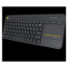 Logitech Wireless Keyboard Touch Plus K400 Plus, black, US