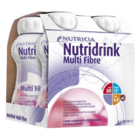 Nutridrink Multi Fibre s přích.jahoda 4x200ml