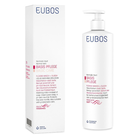 EUBOS Basic Care Čisticí emulze červená 400 ml