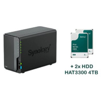 Synology DS224+ 2x HAT3300-4T (8TB)