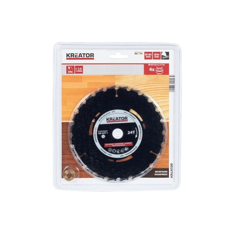 KREATOR Pilový kotouč pro ponorné pily 185mm, 24T KRT020307