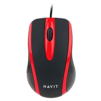 Havit Univerzální myš Havit MS753 (černá a červená)