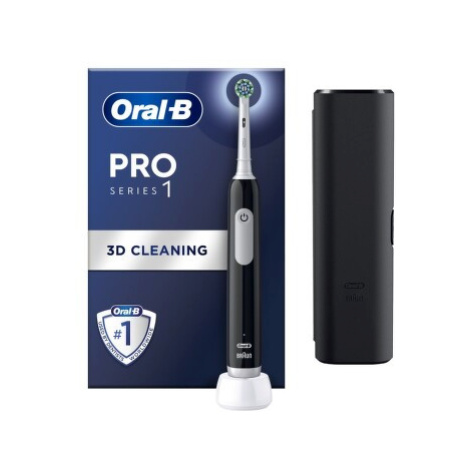 Oral-B Pro Series 1 Black elektrický zubní kartáček + pouzdro