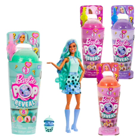 Barbie Pop Reveal Bubble Tea Panenka s 8 překvapeními - více druhů - 73-HTJ18 Mattel
