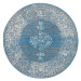 Hanse Home Collection koberce Kusový koberec Gloria 105516 Sky Blue kruh - 160x160 (průměr) kruh