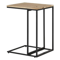 Přístavný stolek FERRO černá/dub