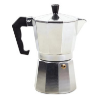 Verk 07004 Moka konvice, 9 šálků, 450 ml, stříbrná