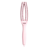 Olivia Garden FingerBrush Pastel Pink - kartáče na foukání/rozčesávání vlasů v pastelově růžové 