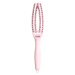 Olivia Garden FingerBrush Pastel Pink - kartáče na foukání/rozčesávání vlasů v pastelově růžové 