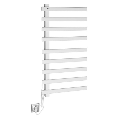 Sapho - Elektrický sušák na ručníky ELCOR 128W/230V 92 cm matná bílá levá EB450